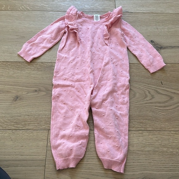 carters one piece jumpsuit romper pom pom 12m - Picture 1 of 2
